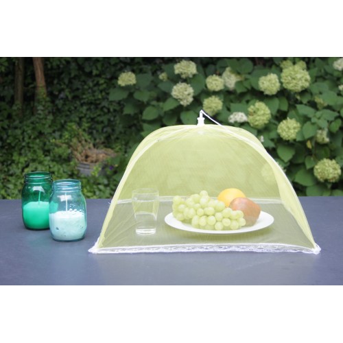 Vliegenkapjes opvouwbaar 45cm|  2 stuks - geel en roze