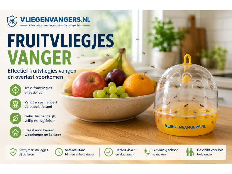 Fruitvliegjes Vanger: De Beste Manieren om Fruitvliegjes te Bestrijden