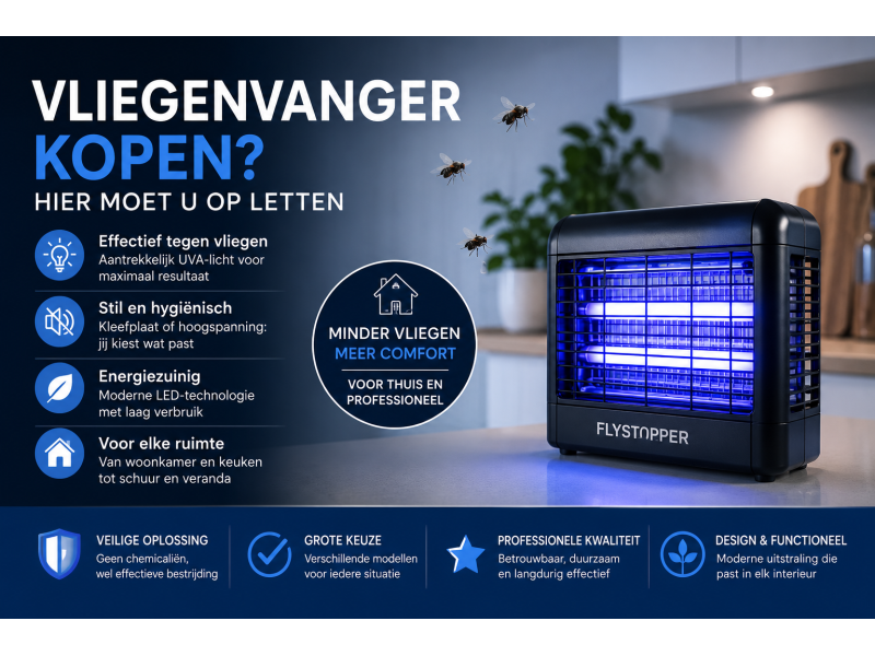 Vliegenvanger Kopen? Ontdek Welke Vliegenvanger Het Beste Werkt