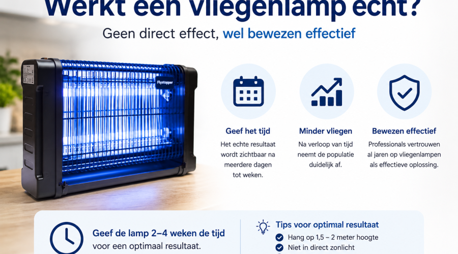 Werkt een vliegenlamp echt?
