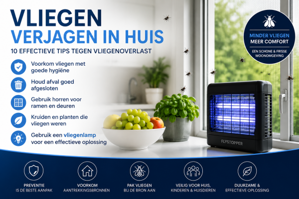 Vliegen Verjagen in Huis? 10 Effectieve Tips Tegen Vliegenoverlast