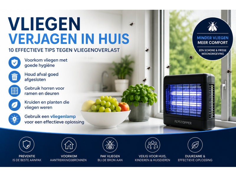 Vliegen Verjagen in Huis? 10 Effectieve Tips Tegen Vliegenoverlast