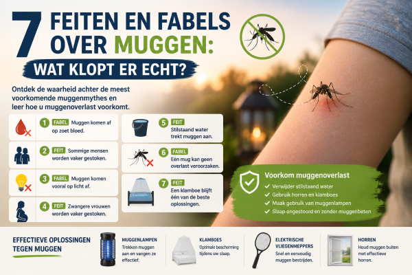 7 feiten en fabels over muggen: wat klopt er echt?