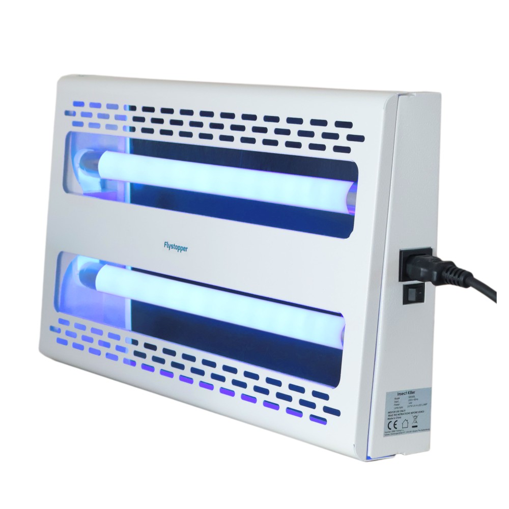 Vliegenlamp met kleefplaat