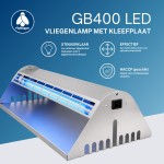 Flystopper GB400L 18 watt LED - RVS - HACCP