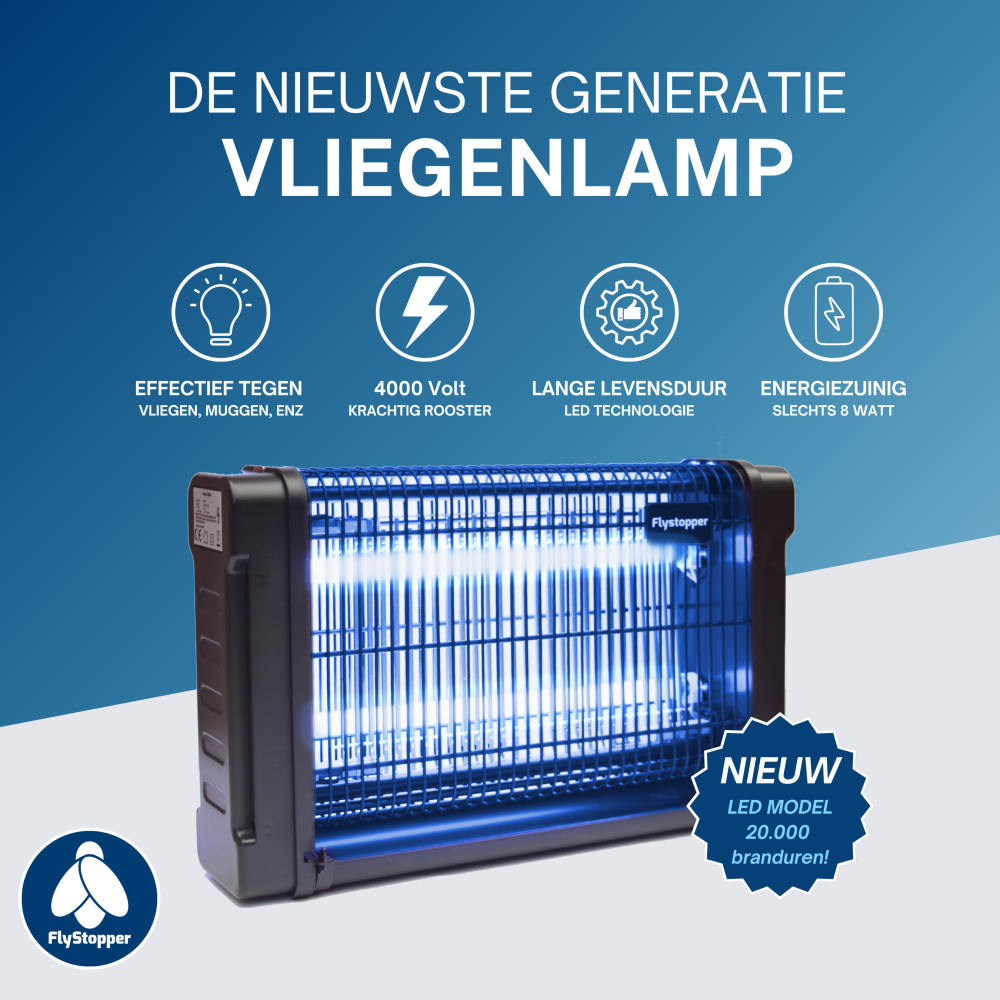 Flystopper HV16L vliegenlamp