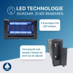 Vliegenlamp Flystopper HV200 L - 10W Led - 4000 Volt