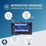 Vliegenlamp Flystopper HV200 L - 10W Led - 4000 Volt