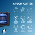 Vliegenlamp Flystopper HV200 L - 10W Led - 4000 Volt