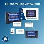 Vliegenlamp Flystopper HV200 L - 10W Led - 4000 Volt