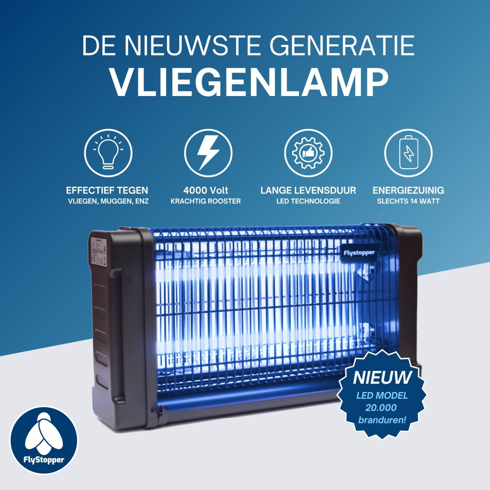 Flystopper HV30L vliegenlamp
