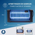Vliegenlamp Flystopper HV30L - LED - 30 Watt - 4000 Volt