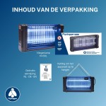 Vliegenlamp Flystopper HV30L - LED - 30 Watt - 4000 Volt
