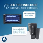 Vliegenlamp Flystopper HV300 L - 14W Led - 4000 Volt