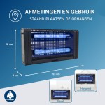 Vliegenlamp Flystopper HV300 L - 14W Led - 4000 Volt