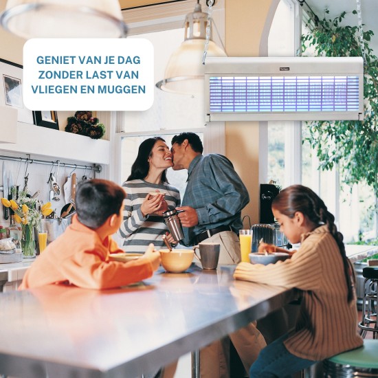 Vliegenlamp Flystopper HV400L LED - Volledig RVS - 18 Watt LED - 4000 Volt
