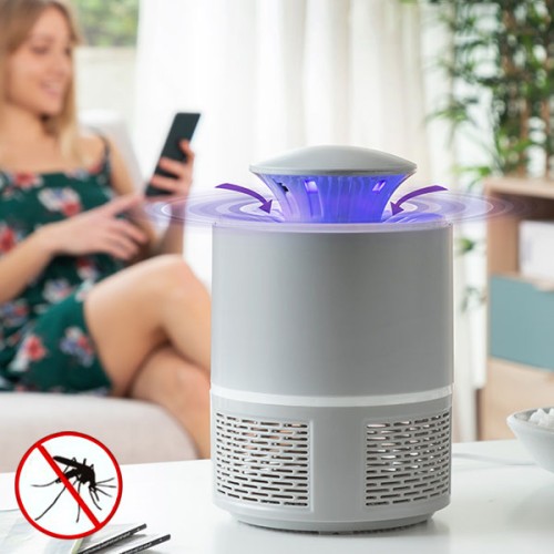 Anti Muggenlamp met aanzuiging - Zuigt muggen en vliegjes naar binnen