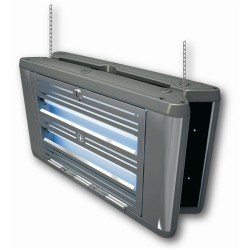 Vliegenlamp Halo 2x30 Zilver Professional 160m2