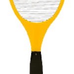 Elektrische vliegenmepper geel