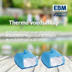 Thermo vliegenkap - voedselkap set 2x klein