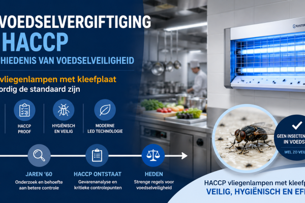 Geschiedenis van HACCP en voedselveiligheid | Waarom kleefplaat vliegenlampen de standaard zijn