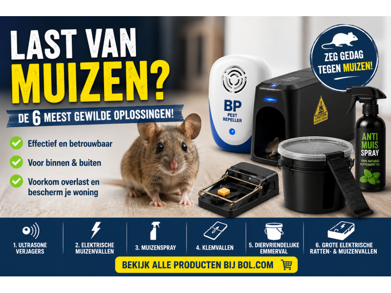  De Meest Gewilde Producten Tegen Muizen in 2026 | Muizen Bestrijden
