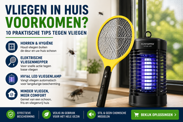 Vliegen in Huis Voorkomen? 10 Praktische Tips Tegen Vliegen