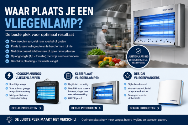 Waar plaats je een vliegenlamp? | De complete gids voor optimale werking
