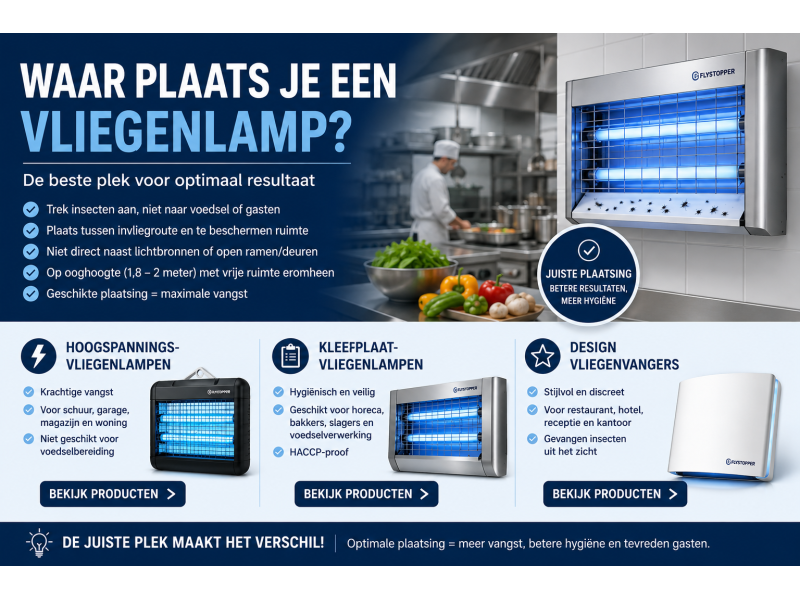 Waar plaats je een vliegenlamp? | De complete gids voor optimale werking