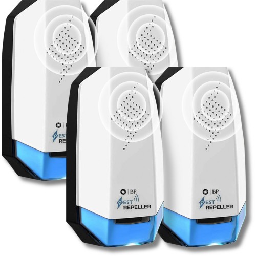 BP Pest Repeller - 4 Stuks - Muizenverjager - Ultrasone Verjager 
