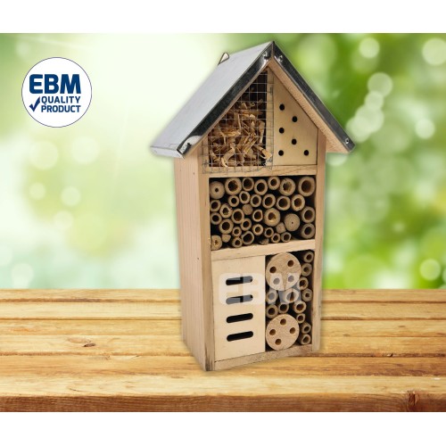 Insectenhotel hout 25cm