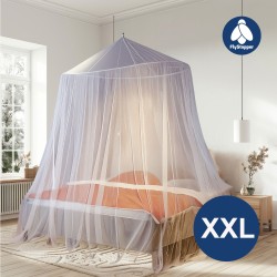 2 persoons Klamboe XXL - Met 150 cm grote ring - Extra grote en luxe klamboe 150x250x1400 cm | Flystopper K1500