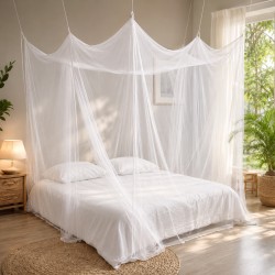Klamboe XXL - Recht formaat - 240 cm lang - 220 cm breed | Flystopper K1400