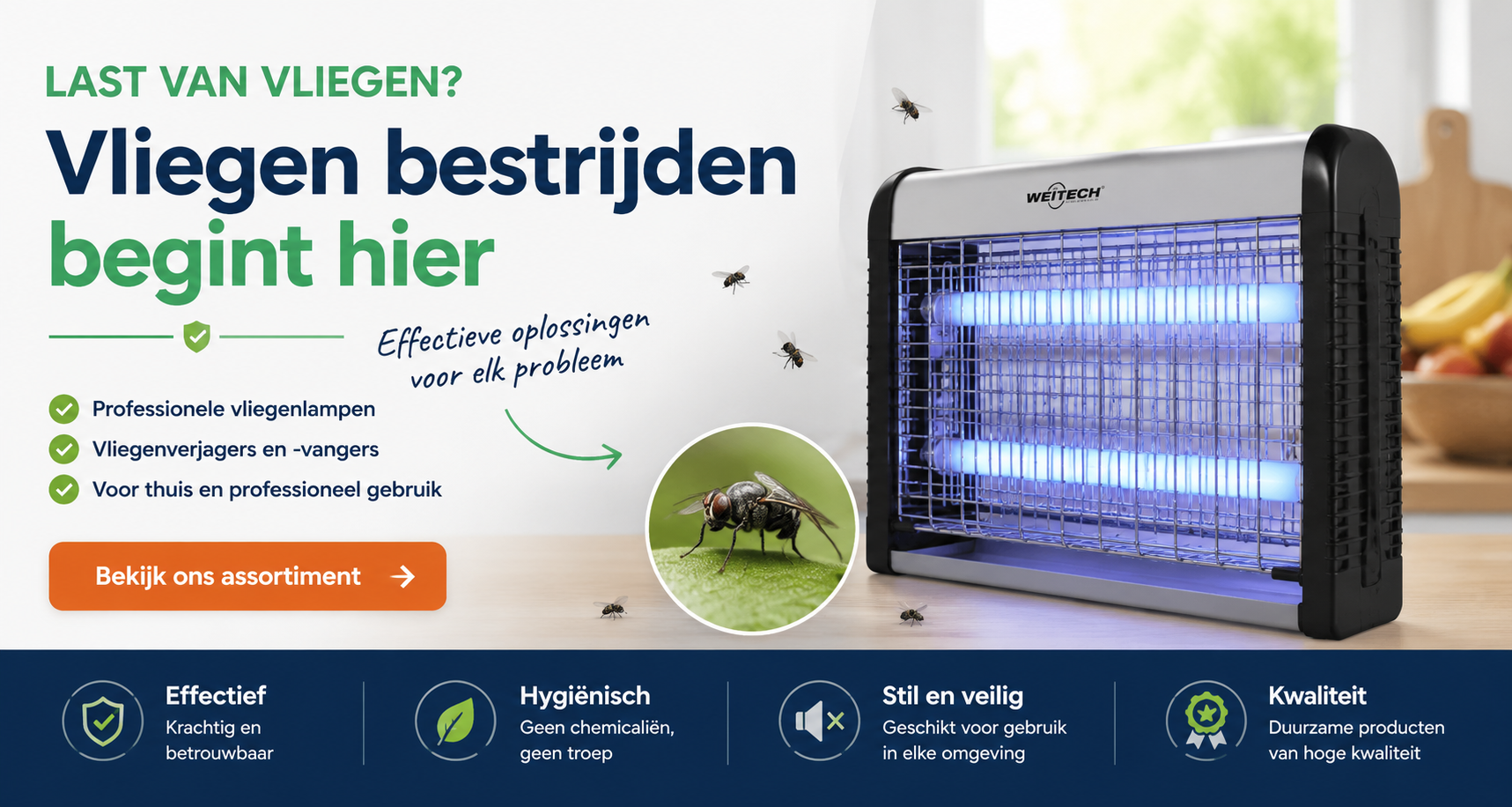 Vliegen bestrijden